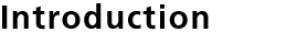 introduction